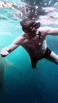 Pablo Motos comparte el vídeo más impactante buceando con el tiburón más grande del mundo: Me siento vulnerable y feliz