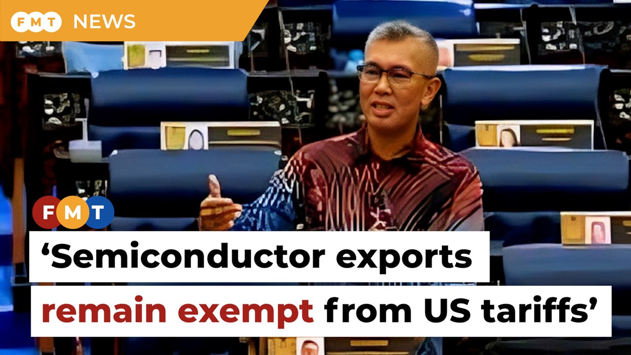 Malaysian semiconductor exports remain exempt from US tariffs, says Tengku Zafrul