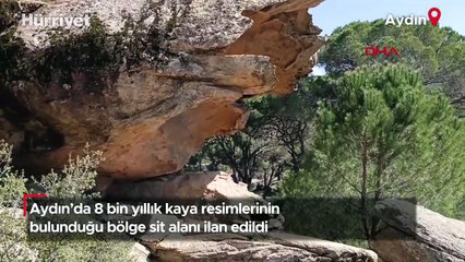 8 bin yıllık kaya resimlerinin bulunduğu bölge sit alanı ilan edildi