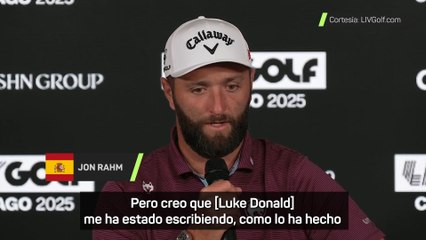 Rahm pone en duda su participación en la Ryder Cup