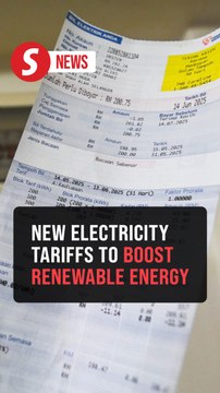 New electricity tariffs aligns with Malaysia's goal to promote renewable sources