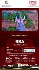 BBA in ITM University by Student Anushka