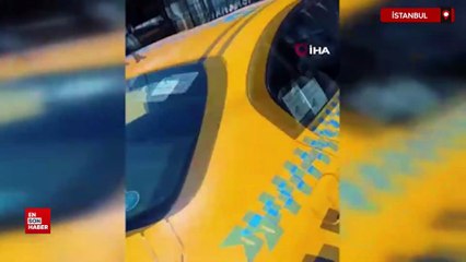İstanbul'da taksi şoförlerinin yolcu seçtiği anlar görüntülendi