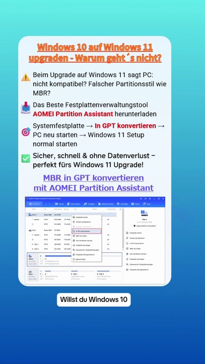 Windows 11 Upgrade trotz „nicht unterstützt“ – So klappt’s doch!