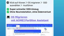 Windows 10 auf SSD übertragen – So geht’s schnell und sicher mit AOMEI! 🚀