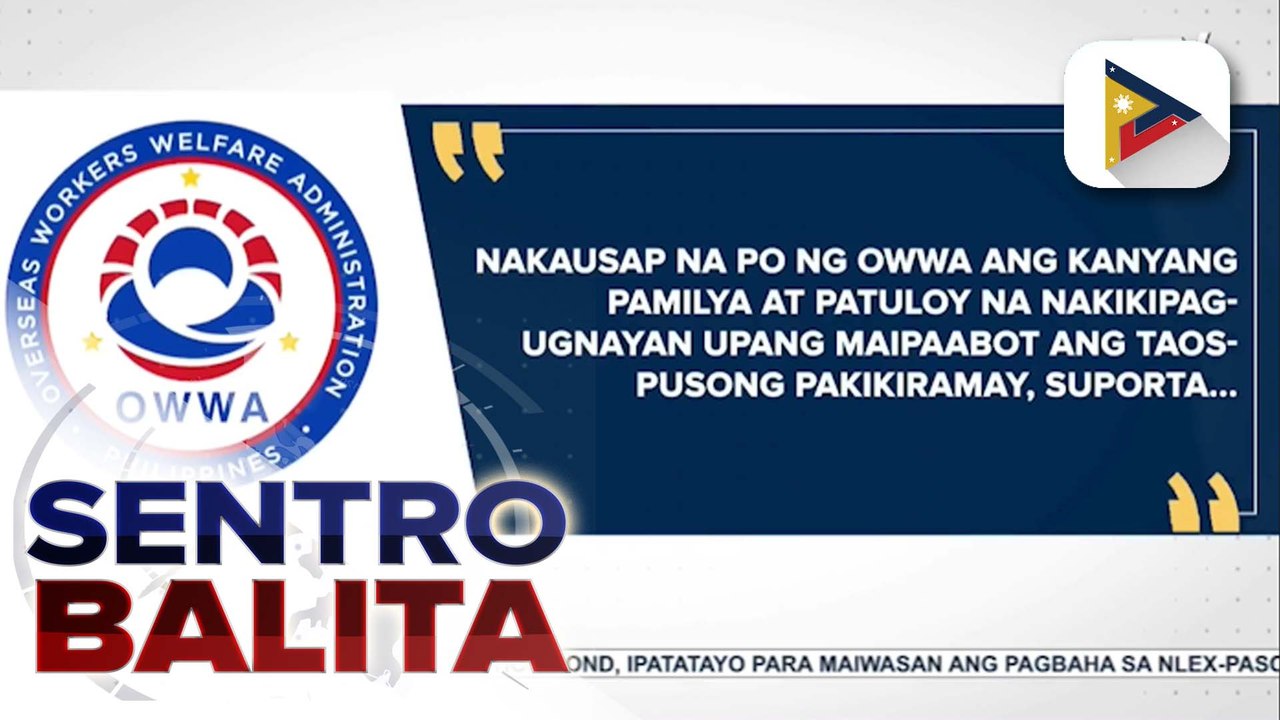 OWWA, nagpaabot ng tulong sa OFW na namatay sa bus habang pauwi na sana sa kanyang pamilya sa Dumaguete City