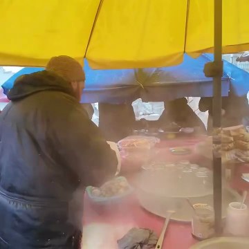 Snow Day Breakfast in Kabul – Traditional Afghan Street Food Experience
