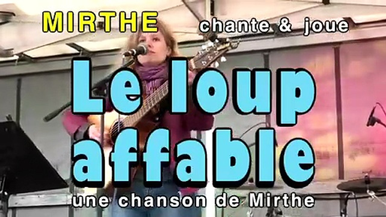 LE LOUP AFFABLE by MIRTHE, Festival Boisgervilly 35, France, guitar/vocals