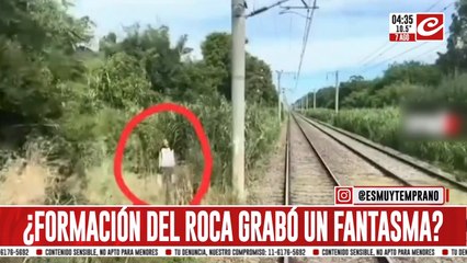 Furor por el presunto fantasma que grabó una de las formaciones del Tren Roca