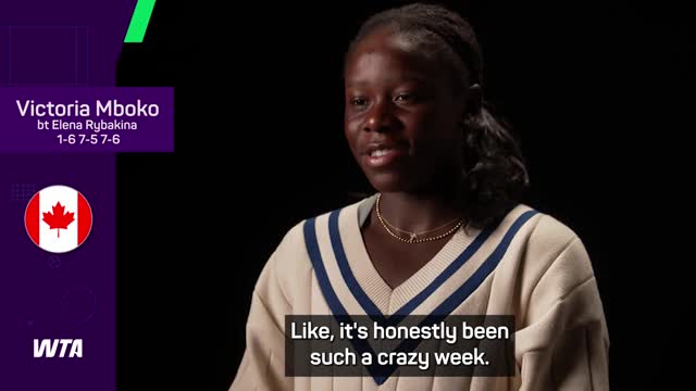 Mboko lost for words after 'crazy week'