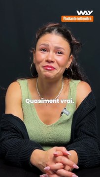 Elle voulait devenir infirmière parce qu'elle avait raté médecine ? ⏱️ Louise était étudiante en école d’infirmière. Elle était venue répondre à tous les clichés sur ses études !