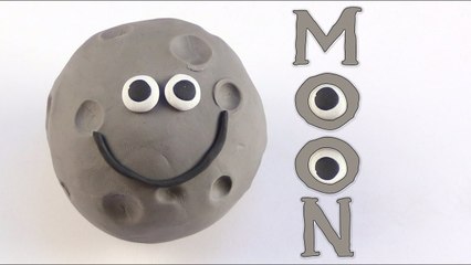 Let’s Learn How To Make Planet Moon With Play Doh | DIY Planet Craft For Kids | Fun Learning Videos
