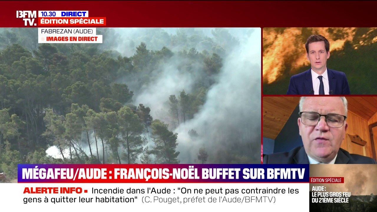“Nous avons considéré qu’avec nos moyens nous pouvions agir": François-Noël Buffet sur la non-sollicitation de la solidarité européenne pour combattre l'incendie dans l'Aude