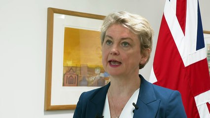 Home Sec announces first detention in UK-France migrant deal