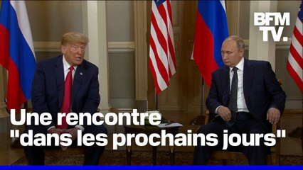 Ukraine: la Russie officialise une rencontre “dans les prochains jours” entre Donald Trump et Vladimir Poutine