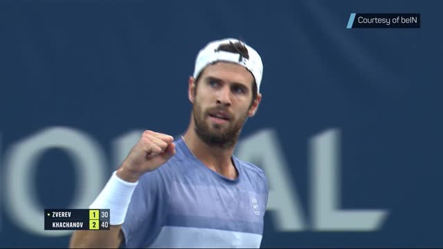 Khachanov saves match point to beat Zverev and reach Toronto final