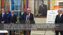 Trump: Dazi al 100% su chip e semiconduttori che entrano in Usa