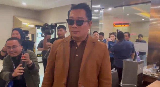 Ridwan Kamil dan Lisa Mariana Jalani Tes DNA di Bareskrim Polri