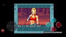 Fatal Fury 3 Bob Wilson vs Blue Mary Bob Wilson é derrotado por Blue Mary