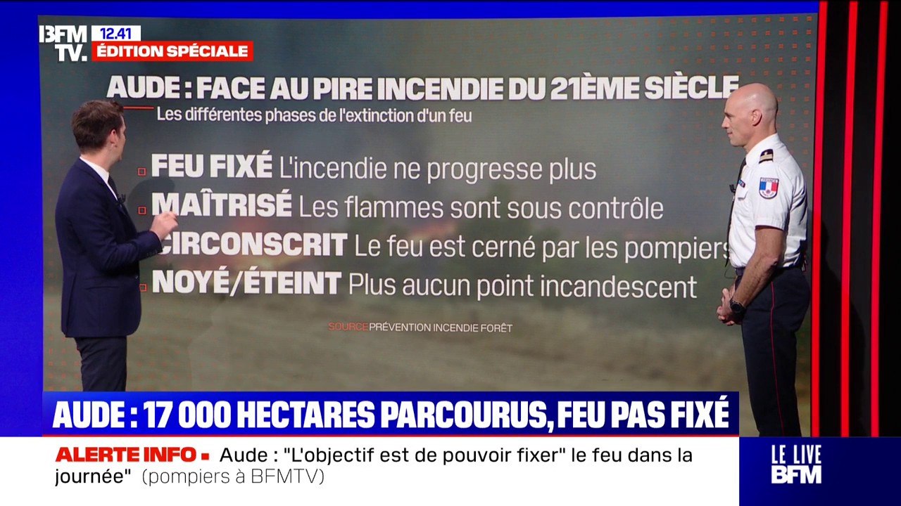 Incendies: quelles différences entre un feu "fixé", "maîtrisé", "circonscrit" ou "noyé"?