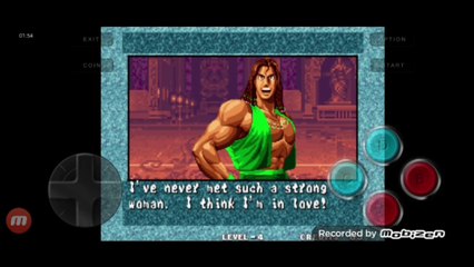 Fatal Fury 3 Bob Wilson vs Blue Mary luta completa