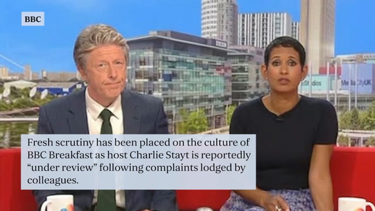BBC Breakfast's Charlie Stayt 'under review amid string of staff complaints' at scandal-hit show