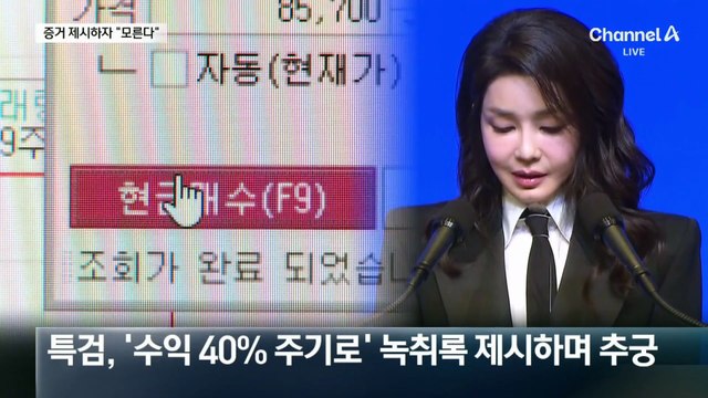 김건희 여사, 5개 혐의 전부 부인…특검 “증거인멸 우려”