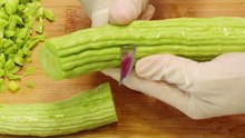 سلطة القثّاء الباردة المنعشة طعم خفيف وصحي لكل يوم 🥗 سلطة القتّي الباردة بطريقتها الأصلية مع رباح محمد