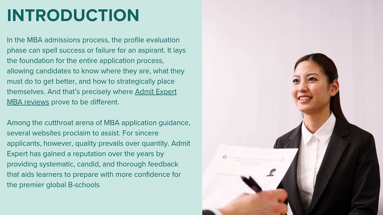Admit Expert MBA Reviews Why Candidates Trust Their Profile Evaluation Process
