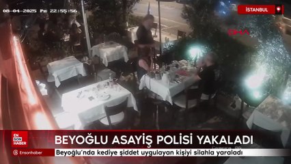 Beyoğlu’nda kediye şiddet uygulayan kişiyi silahla yaraladı