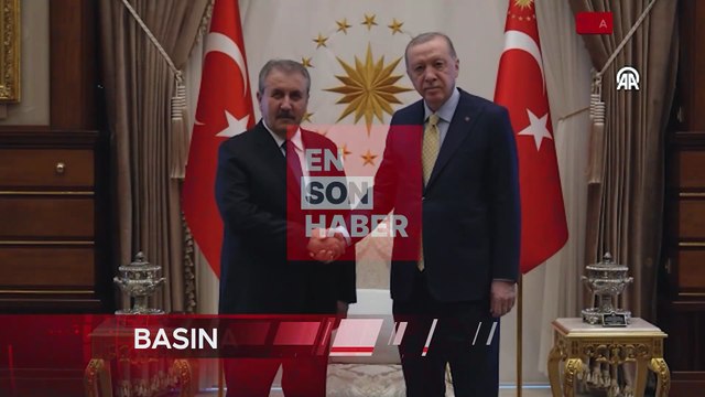 Cumhurbaşkanı Erdoğan, BBP Genel Başkanı Destici'yi kabul etti