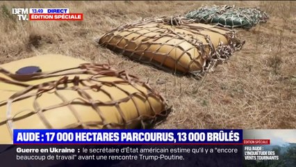 Hélicoptères, bâches d’eau… Les précisions de ce capitaine sapeur-sauveteur sur l’intervention dans l’Aude