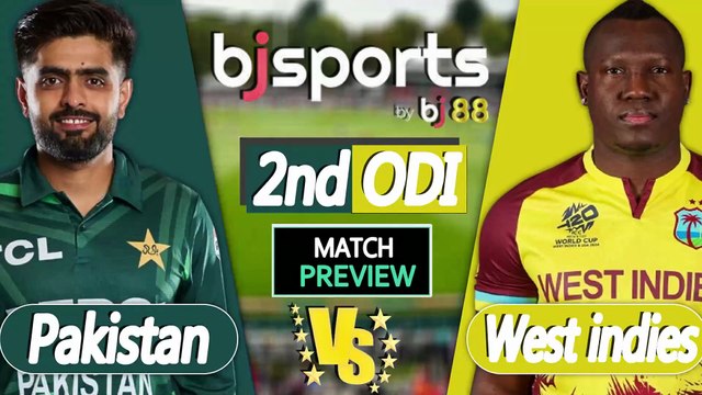 Pakistan vs West Indies | PAK vs WI 2nd ODI Match Preview |