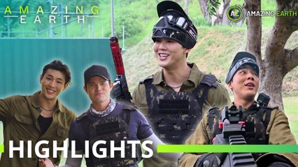 Amazing Earth: Kim Ji-soo faces Dingdong Dantes in a shooting challenge!