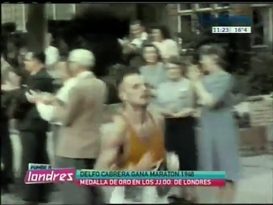 Delfo Cabrera Maratón juegos de Londres1948