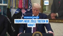 Bis zu 50 Prozent ab heute: US-Präsident Trumps weltweite Zölle treten in Kraft
