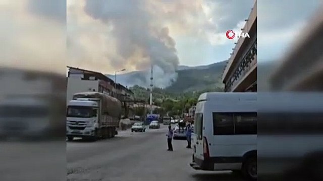 Karabük'te orman yangını: Alevler yerleşim bölgesine yaklaştı