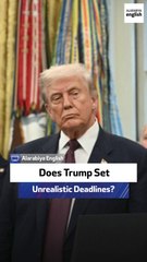 Does Trump Set Unrealistic Deadlines?