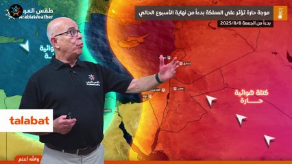 نشرة خاصة | تفاصيل الموجة الحارة التي ستؤثر على المملكة والأحوال الجوية المرافقة لها