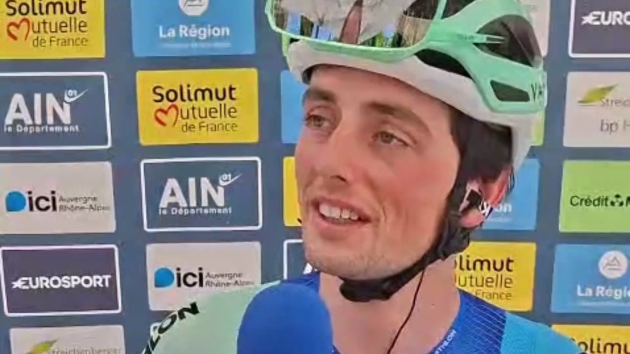 Cyclisme - Tour de l'Ain 2025 - Victor Lafay : "Je n'ai plus aucune douleur au genou... on a enfin trouvé la solution"
