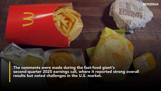 McDonald's Says Trump Tariffs Creating 'Lot Of Anxiety And Unease' For Low-Income Consumers, Lowers Margin Target For 2025