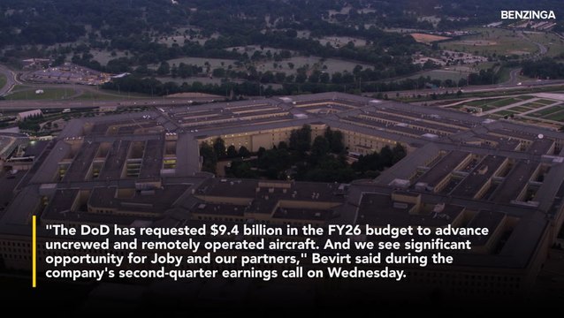 Joby Aviation CEO Sets Sights On Pentagon's $9.4 Billion Budget For Uncrewed Aircraft, Targets 500 Aircraft Per Year