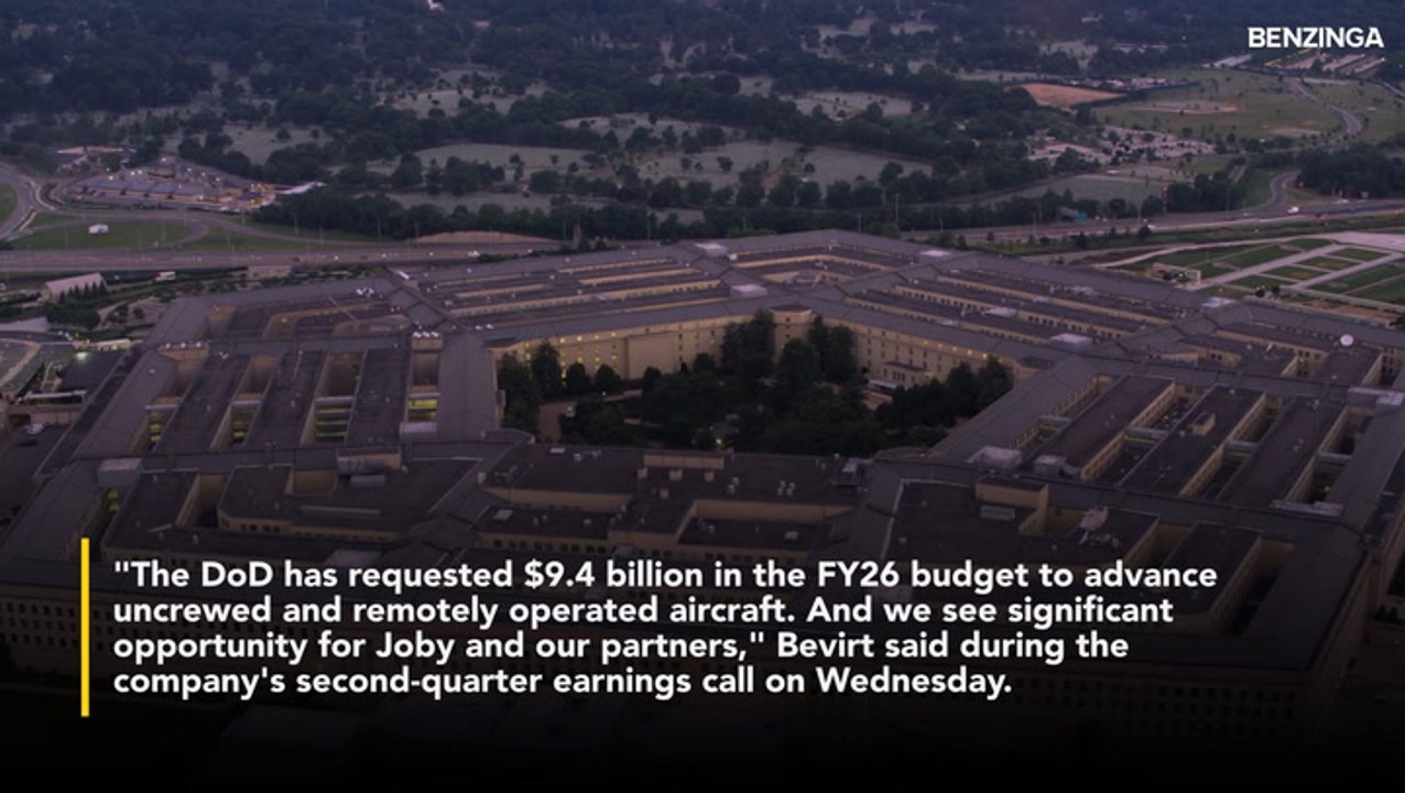 Joby Aviation CEO Sets Sights On Pentagon's $9.4 Billion Budget For Uncrewed Aircraft, Targets 500 Aircraft Per Year