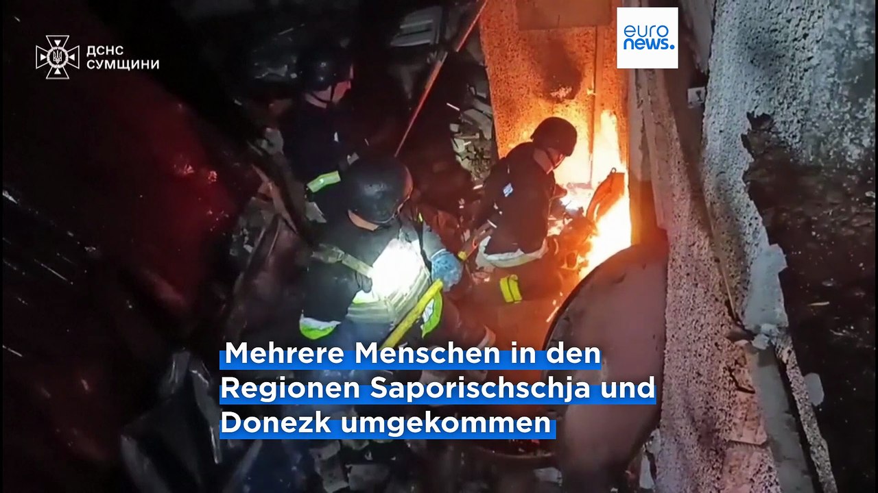 Mehrere Todesopfer und Verletzte bei russischen Angriffen auf die Ukraine