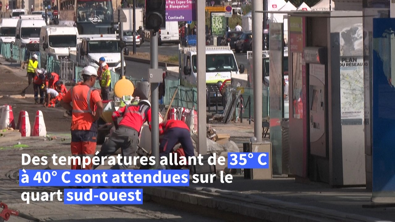 Horaires aménagés pour des ouvriers dans le Sud de la France : "Si il fait vraiment trop chaud, on pause"