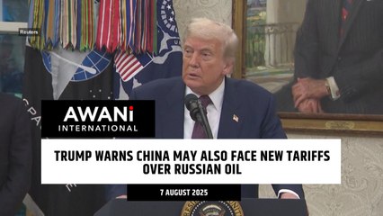 Trump warns China may also face new tariffs over Russian oil