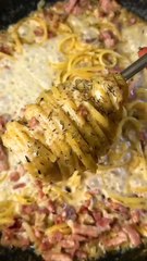 Creamy pasta and ham recipes & home cooked meals  #fypageシ #foryourpage #cooking #homecooking #goodfood #pasta  #creamygarlicsauce #foodlovers #recipe #simplerecipe #dinnerideas #yummyfood #creamy #pastarecipes #spaghetti #deliciousfood #viralrecipe