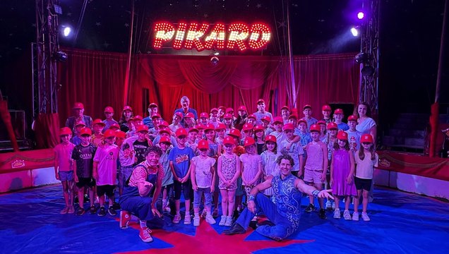 Ferienzauber im Circus Pikard – 54 Kinder erleben Zirkus hautnah