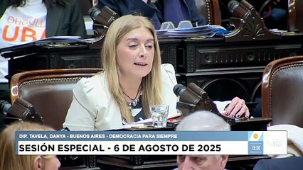 Diputada Tavela, Danya - DPS - Sesión 06-08-2025 - PL