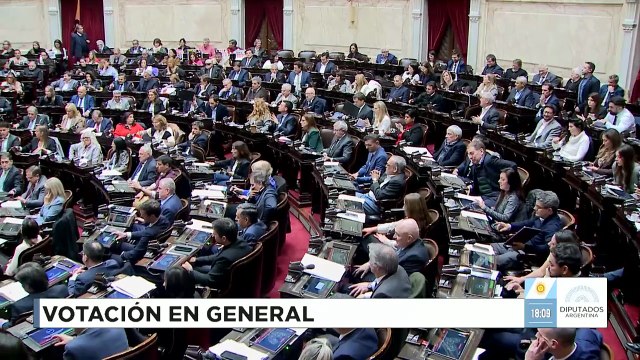 VOTACIÓN en General - Financiamiento Universitario - Sesión 06-08-2025